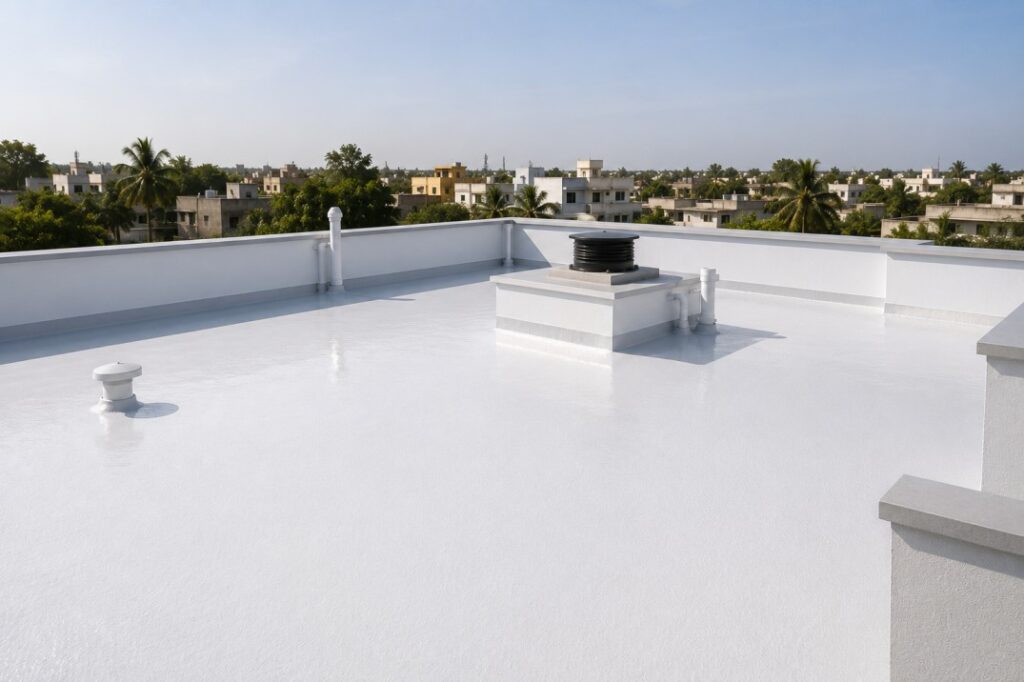 A ROOF WATER PROFFED BY EATER PROFFING SOLUTION